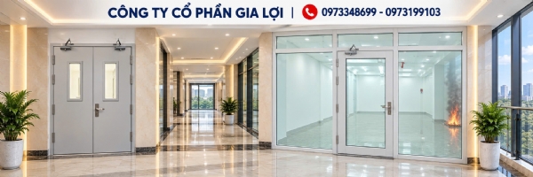 Vách kính ngăn cháy